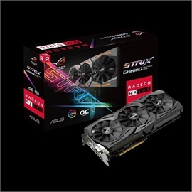 Asus ROG-STRIX-RX580-O8G- Video Card Rog-strix-rx580-o8g-gaming 8gb Gd