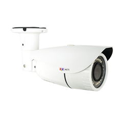 Acti A43_ACTI Cameras A43_ 2mp Zoom Bullet Ip66 H.265h.264 1080p 30fps