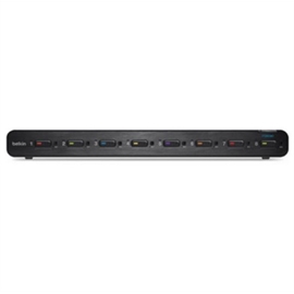 Belkin F1DN108C-3 Linksys Advanced Secure Dvi-i Kvm Switch; 8-port Plu