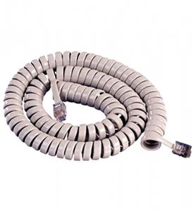 Cablesys 2500LA Gcha444025-fla  25' Lt Ash Handset Cord