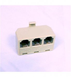 Vtech ATT-89-0075-00 Triplex Adapter Ivory