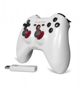 Dreamgear DG-DGPS3-3847 White Phenom Wireless Controller 2.4ghz