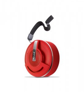 Dreamgear DG-iSound-5344 Hang On Bluetooth Speaker - Rubber Red