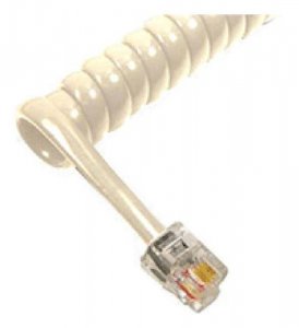 Cablesys ICC-ICHC412FMC Ichc412fmc 12' Misty Cream Handset Cord