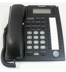 Panasonic KX-T7736-B 24 Button Speakerphone 3 Line Lcd Black