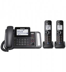 Panasonic KX-TG9582B 2-line Corded Cordless- Link2cell- 2hs