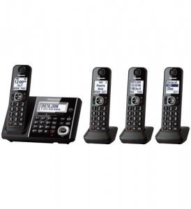 Panasonic KX-TGF344B Expandable Digital Cordls Ans Sys- 4 Hs