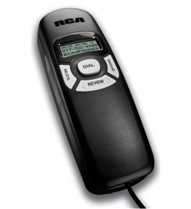 Rca 1104-1BKGA 1104-1bkga Slim-line Phone With Caller Id