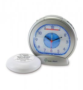 Sonic SA-SBA475SS Sonic Boom Analog Alarm Clock