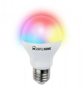 Simple SIM-XLB7-1002-WHT Wifi Led Bulb - Multi Color