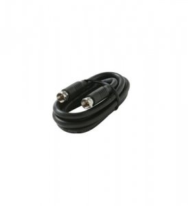 Steren ST-205-410BK 3' F-f Black Rg6ul Cable