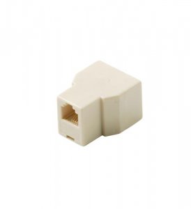 Steren ST-300-074 4c T-adapter Jack-jack-jack Ivory