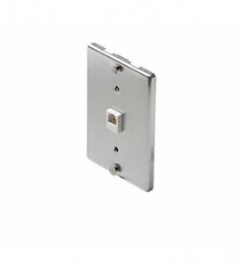 Steren ST-300-095 4c Steel Wall-phone Jack