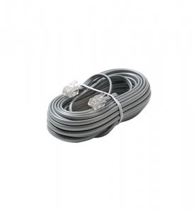 Steren ST-304-007SL 4c 7' Silver Modular Line Cord