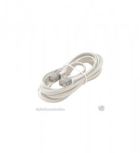 Steren ST-304-707WH 4c 7' White Data Modular Cable