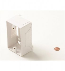 Steren ST-310-100WH Junction Box For Wall Plates White