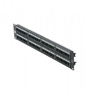 Steren ST-310-349 Cat 6 48-port Loaded Patch Panel