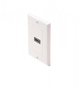 Steren ST-516-101WH Hdmi Single Wall Plate