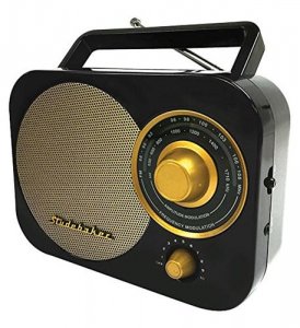 Studebaker STUD-SB2000BG Portable Amfm Radio In Black