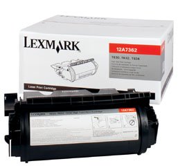 Original Lexmark 12A7362 Toner Cartridge - Black - 21000 Pages At 5% C