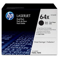 Original Hp HEWCC364XD Hp Toner Genuine 24k 2 Pack Black Hicap Laserje