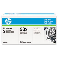 Original Hp Q7553XD Hp  53x Laser Toner Cartridge For Laserjet M2727nf