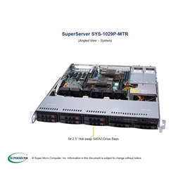 Supermicro SYS-1029P-MT(3YR) System Sys-1029p-mtr 1u Xeon S3647 C621 M