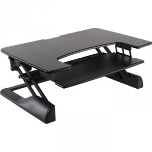 Ergotech FDM-DESK-B-30 Freedom Desk Sit Stand 30in Blk Supports 35lbs 