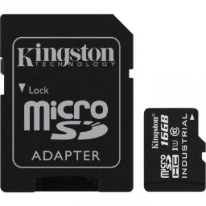 Kingston SDCIT/16GB 16gb Industrial Temp Card + Sd Adapter