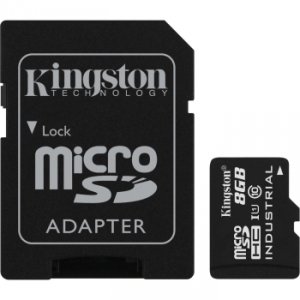 Kingston SDCIT/8GB 8gb Industrial Temp Card + Sd Adapter