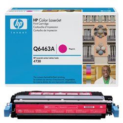 Original Hp Q6463A Hp Toner, , 644a, Magenta, 12,000 Pg Yield