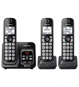 Panasonic KX-TGD563M 3hs Cordless Telephone- Itad- Met Black