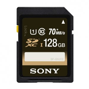 Sony SF-G1P/T1 Professional Sdxc Memory Card, Sf-g1pt1 128gb, Uhs-1, C