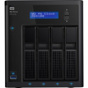 Western WDBNFA0160KBK-NESN Wd 16tb My Cloud Pr4100 Nas