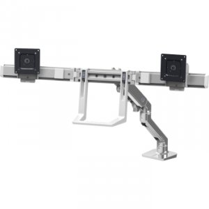 Ergotron 45-476-026 Hx Desk Dual Monitor Arm Polished Aluminum