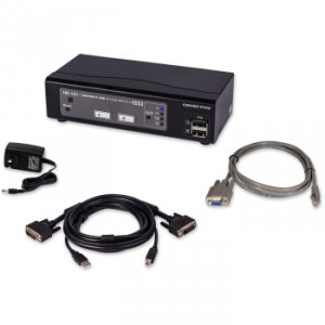 Connectpro UD-12-PLUS-KIT-6 Kit 2port Usb Dvi Ddm Kvm Sw    Fast Switc