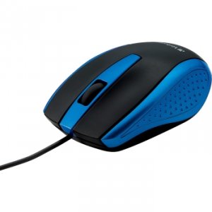 Verbatim 99743 Bravo Corded Notebook Optical Mouse, , Blue