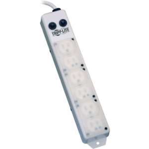 Tripp  , Power Strip, Medical Hospital Grade Ul1363a, 6 Outlet 15a 7ft