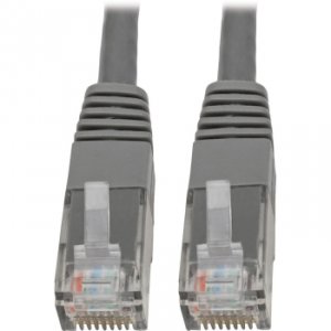 Tripp N200-002-GY Premium Cat55e6 Gigabit Molded Patch Cable, 24 Awg, 