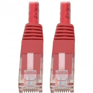 Tripp N200-002-RD Premium Cat55e6 Gigabit Molded Patch Cable, 24 Awg, 