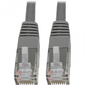 Tripp N200-015-GY Cat6 Cat5e Gigabit Molded Patch Cable Rj45 Mm 550mhz