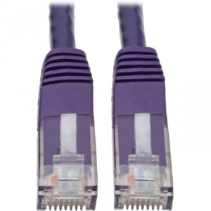 Tripp N200-015-PU 15ft Cat6 Gigabit Ethernet Patch Cable, Purple