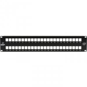 Black JPMT1048A 48 Port Multimedia Patch Panel