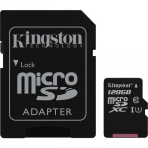 Kingston SDCA3/128GB 128gb Microsdxc Uhs-i Class U3  90mb S Read 80mbs