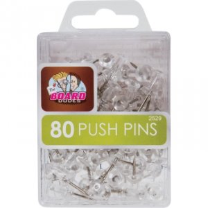 Mega CYC99 The Board Dudes Clear Push Pins