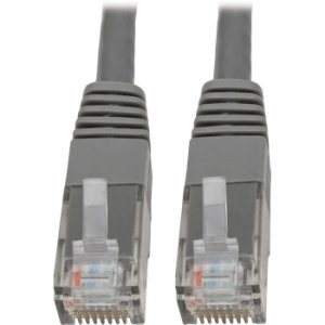 Tripp N200-003-GY Premium Cat55e6 Gigabit Molded Patch Cable, 24 Awg, 