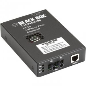 Black TE160A-R2 Pots 2 Wire Fxs To Fiber St Con