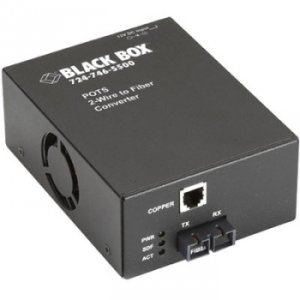 Black TE163A-R2 Pots 2 Wire Fxo To Fiber Sc Con