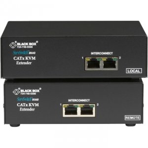 Black ACU6222A Servswitch Brand Catx Usb Kvm Extender,