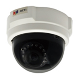 Acti D55 Camera  Fixed Dome Cmos 15fps 2048x1536 H.264 Indoor Retail